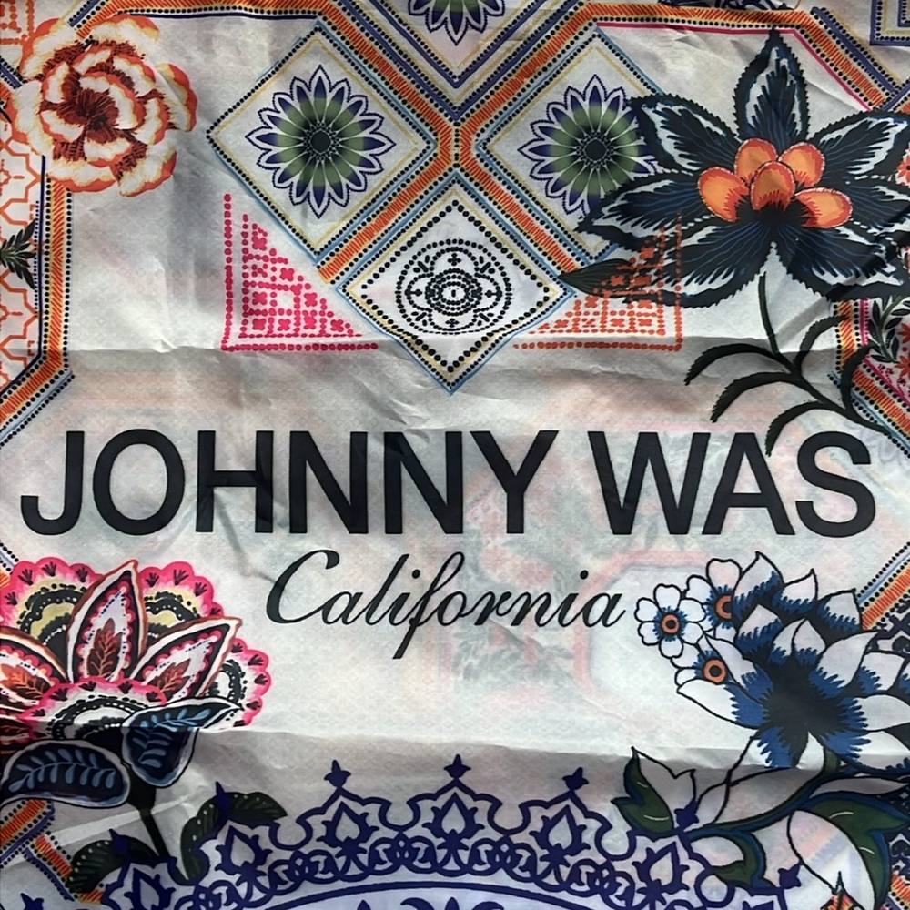 Johnny Was Tote Bag Packable Foldable Lightweight Travel Tote NWOT - Picture 2 of 13